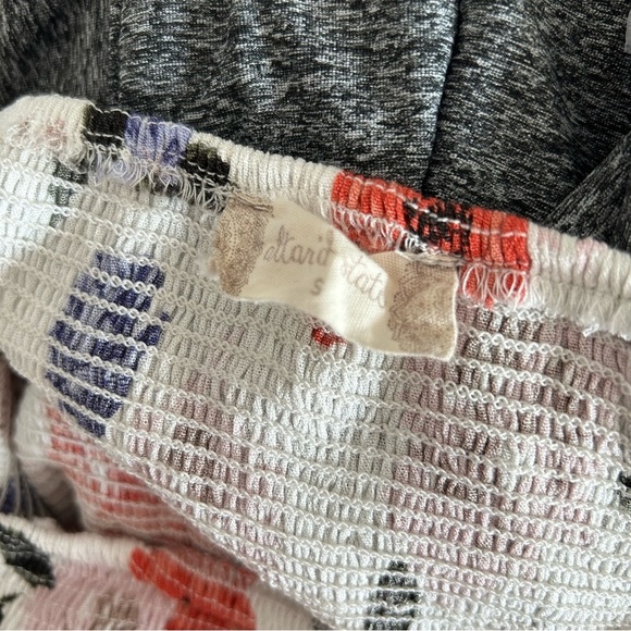 Altar’d State White Floral Midi dress Slit Smocked Strapless Small - Picture 7 of 11